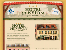 Tablet Screenshot of hotel-torgau.de